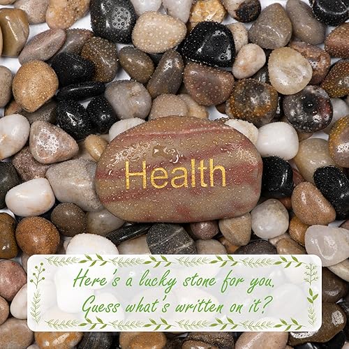 Miniatura 2 de Rocas naturales de río de 11 libras, guijarros pulidos para plantas de jardín, piedras decorativas de durazno de 0.3 a 0.8 pulgadas, ideal para