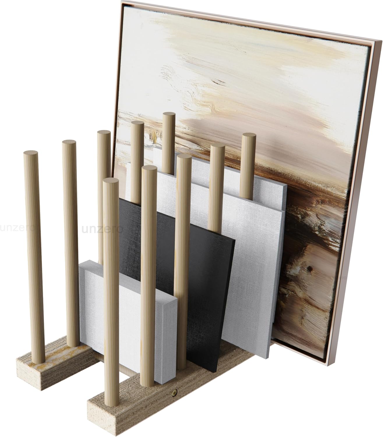 UNZERO Art Storage Rack, Art Canvas Storage Stand, Canvas