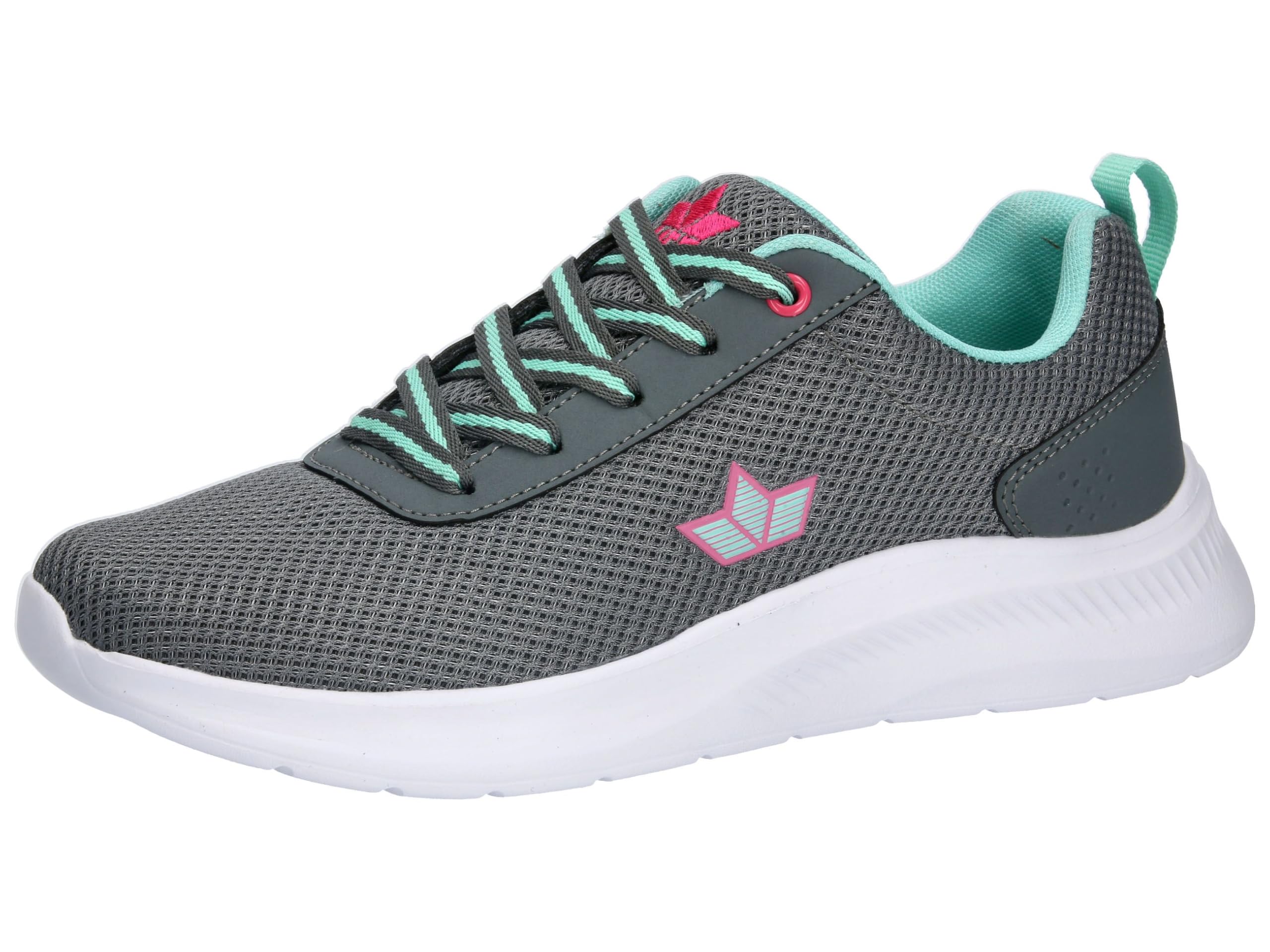 Lico Women's Felipa Trainers, Grey/Turquoise/Pink, 40 EU, Grey, Turquoise, Pink, 8 UK