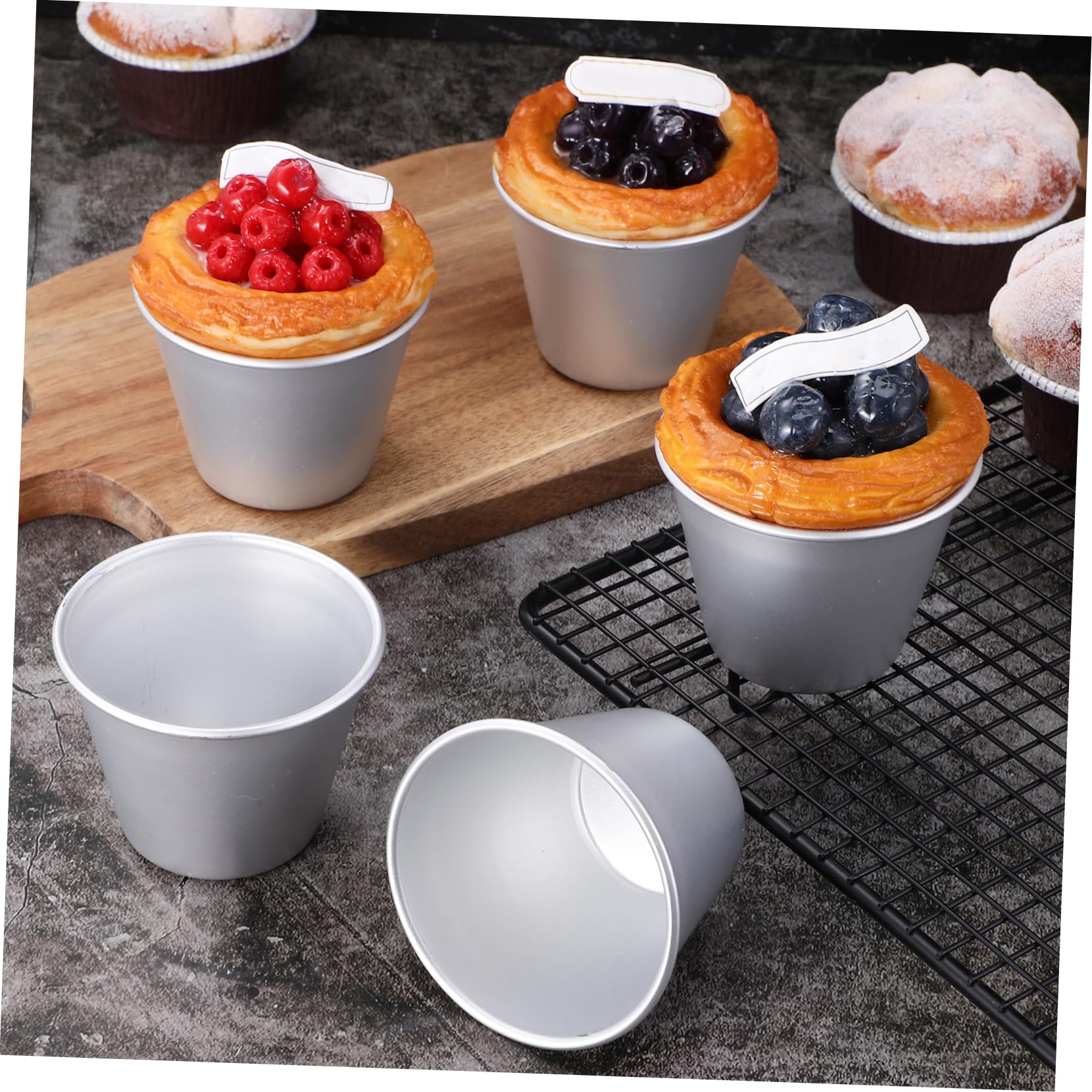 ABOOFAN 32 Pcs Moule À Gâteau Moules À Gâteau Pour La Cuisson Des Moules À Pudding Moule À Moules À Gâteau Moules Pour La Cuisson Des Doublures De Cupcake De Cupcake Pochoirs À