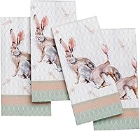 Vista 101 de Maison d' Hermine Servilletas de tela 100% algodón peinado de alta calidad, decorativas, lavables, juego de 4 servilletas para el hogar, cocina