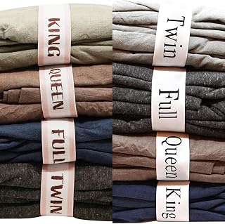 ECOHomes Bundle - 4 PCs King Cream + 4 PCs King Simple Classic Bed Sheet Organizer Bands