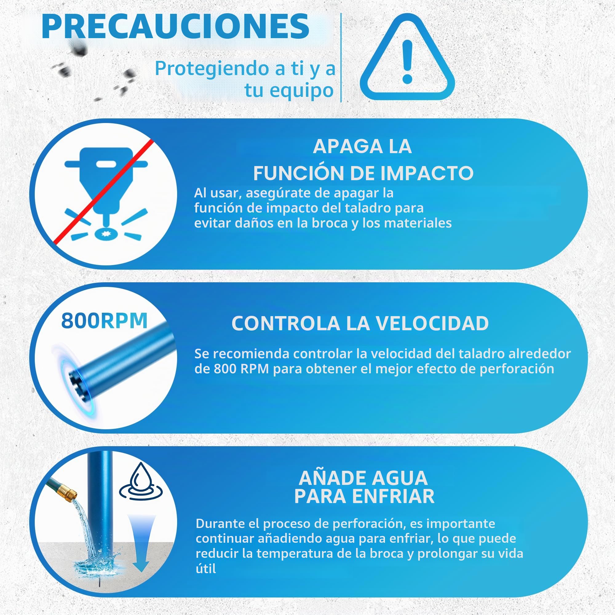 1¼" UNC Broca de Diamante Ø 132mm, Longitud útil 400 mm,Broca de Sierra de Agujero,Corona de Perforación de Diamantada para Hormigón,Cemento,Ladrillo,Piedra