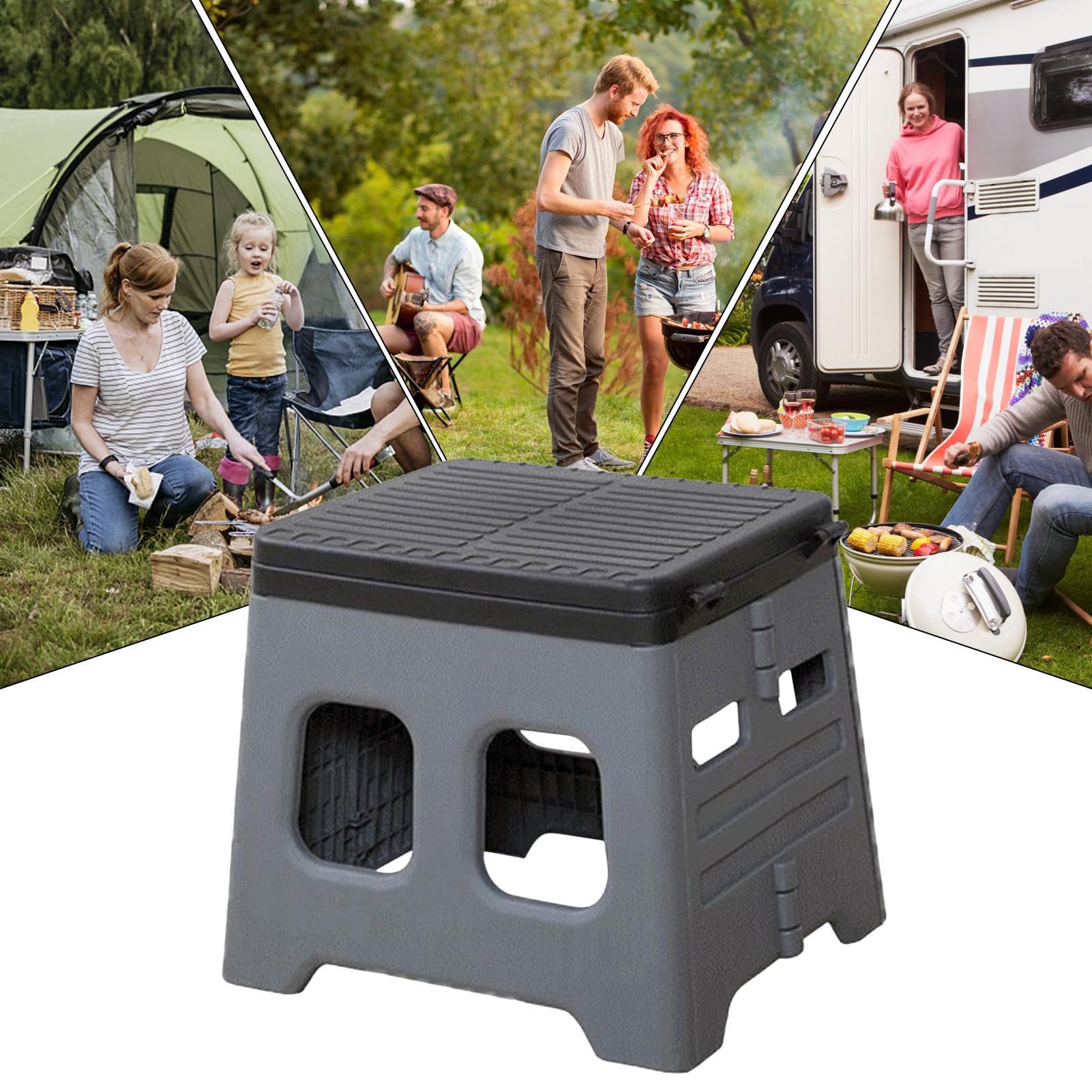 Générique Toilet Extérieur Siège - Toilettes Pliantes - Toilettes De Camion Léger, Toilettes De Camp Extérieur Pliables pour Camping, Voyages Et Urgenceser De 1,3 Kg, Notre Siège De Toilette Su