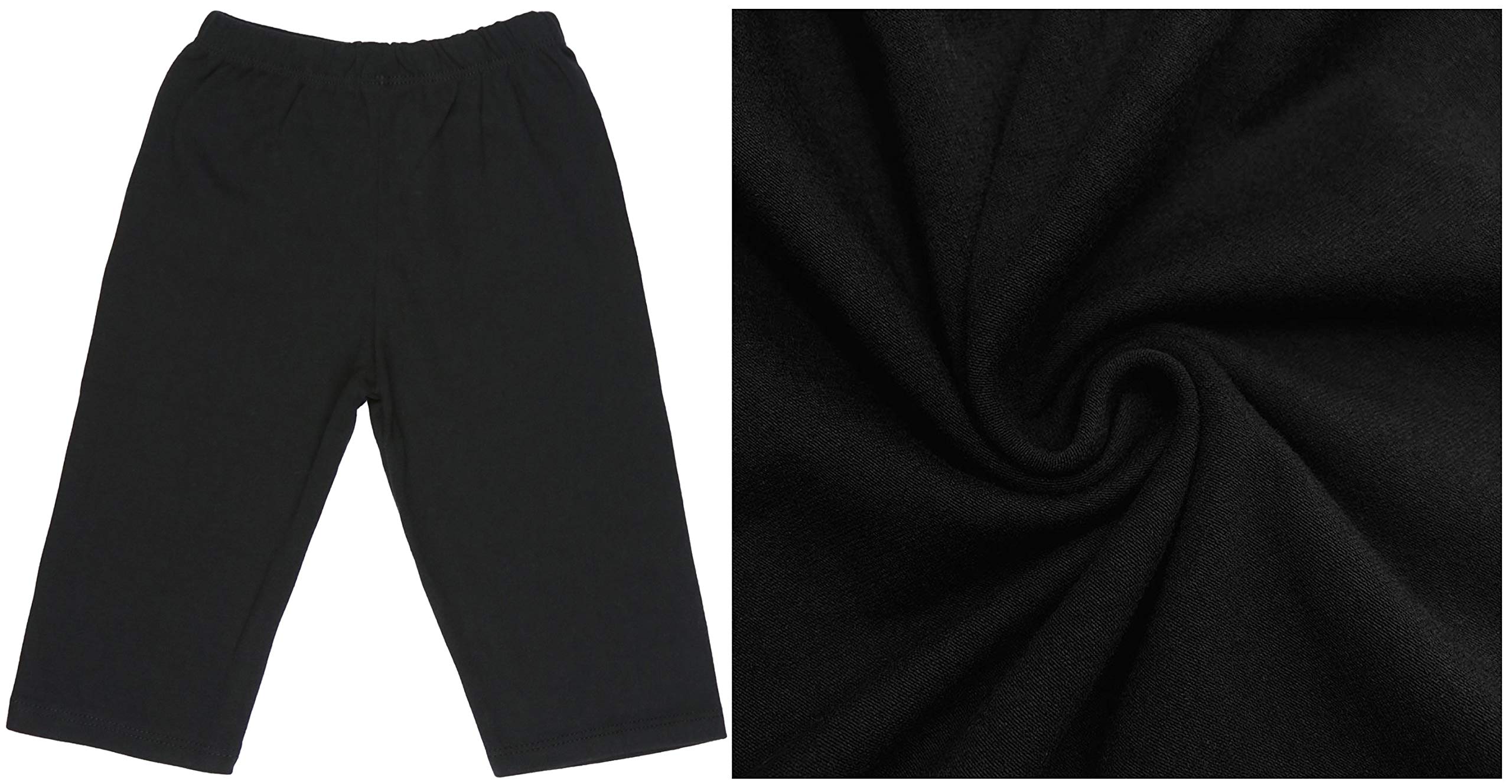 ToBeInStyle pantalón capri casual para niños, 4 unidades, ajuste relajado - Gris - 3-6 meses