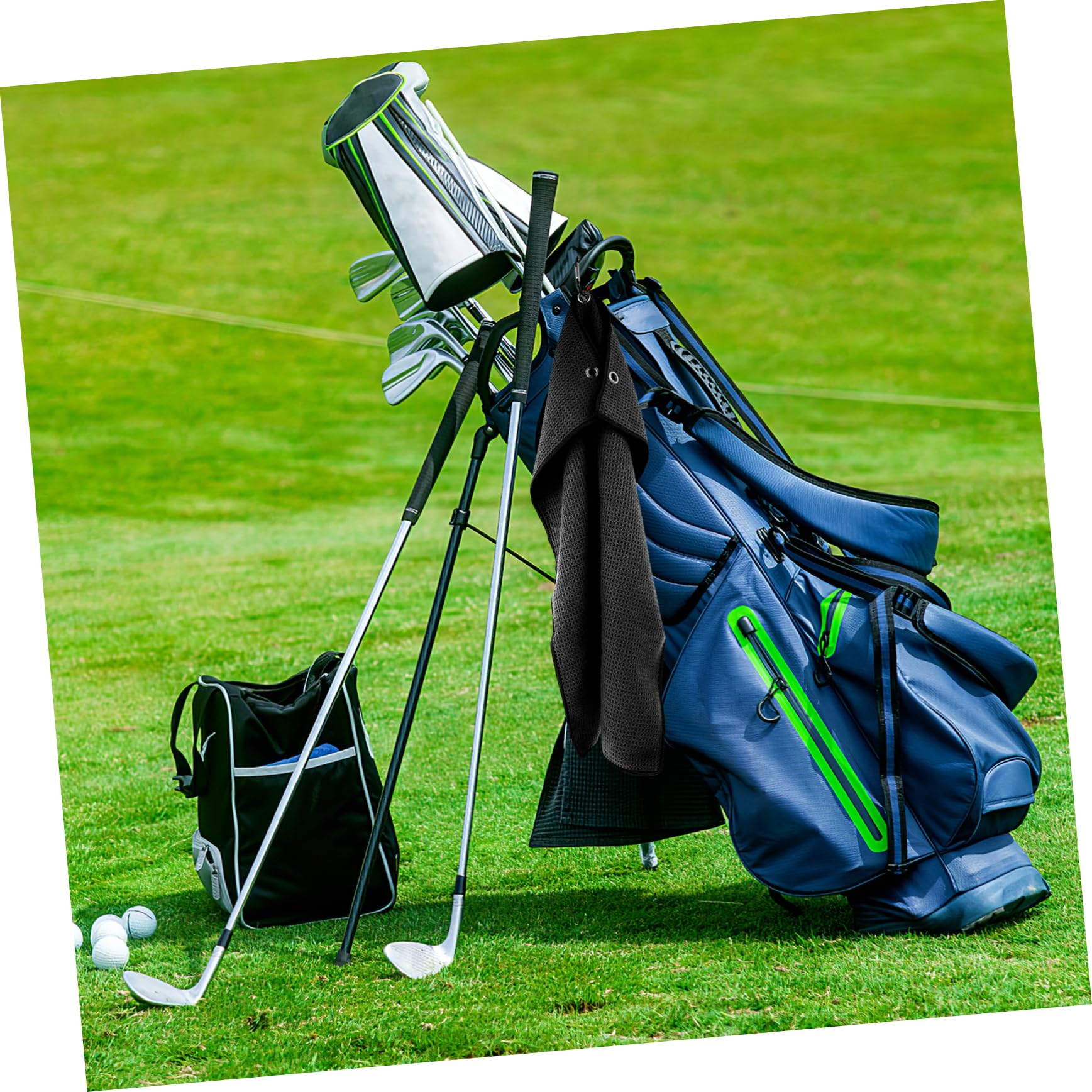 SUPVOX 3 Toallas De Golf Secas con Gancho Ligeras Y para Hombres Y Mujeres para Viajes.
