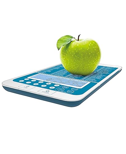 Miniatura 5 de Mackie - Báscula digital de cocina para alimentos con valores macro automáticos y calculador de calorías fácil guardado con indicación de totales a