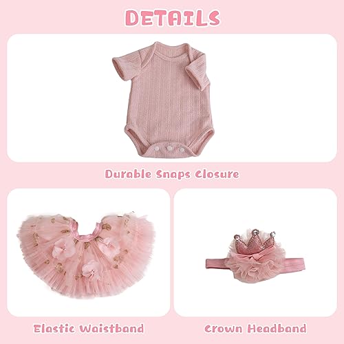 Miniatura 2 de Ropa de muñecas Reborn para niña, ropa de bebé linda para muñecas, ropa de muñeca de moda de 17 a 22 pulgadas, conjunto de accesorios para muñecas