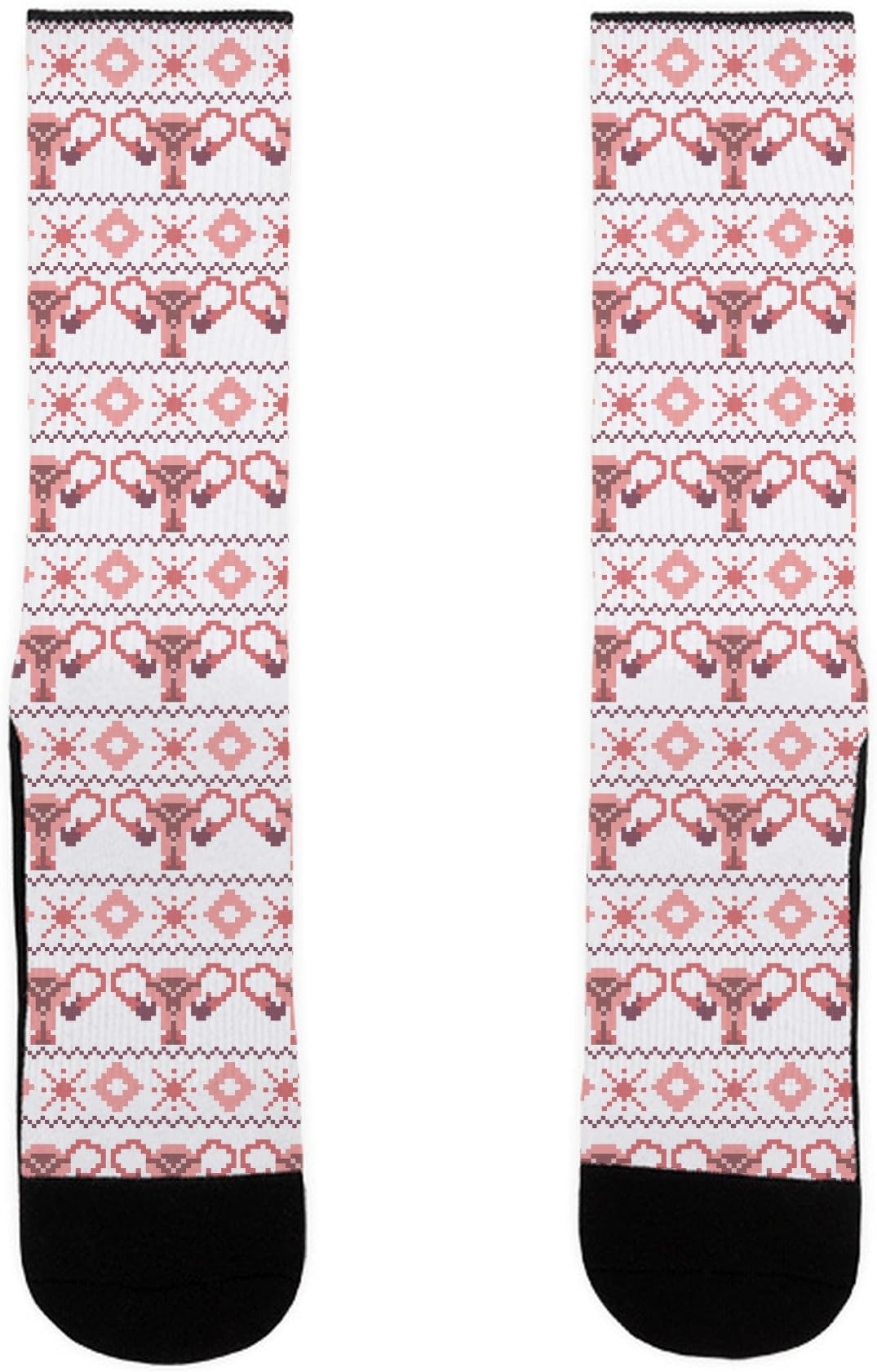 LookHUMAN Cuterus Uterus Pattern US Size 7-13 Socks