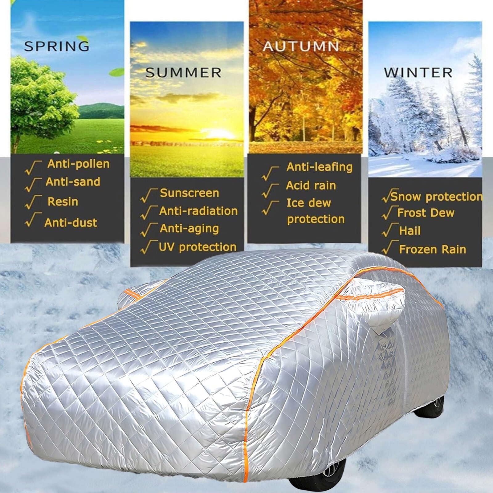 Funda Coche Antigranizo para Renault Austral 2022-2026,Funda Coche Antipolvo Exterior,Engrosamiento ProteccióN contra Granizo