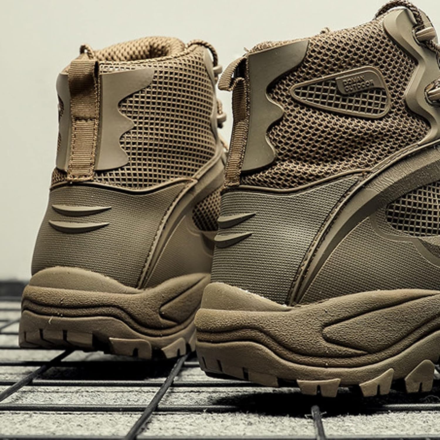 NVBHOF Men'S Military and Tactical Boot, Men'S Waterproof Walking Hiking Boots, Trekking Commando Tactical Boots, Military Breathable Work Boots, Hiking Boots
