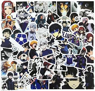 50枚セット フットボール アニメキャラクターシール 防水デカール 漫画ご褒美シール DIY手帳用 文房具 日記 ノート ギター 自転車 水筒 携帯電話飾り 手芸用品 子供 学生 ごほうび 贈り物 誕生日 プレゼント(色-7) [並行輸入品]