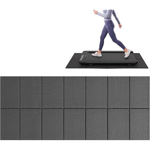 Walking Pad Treadmill Mat for Carpet Floors,55x24 Hardwood Floor Protection, Mats for Under Walking pad/Treadmill/Bike/Exercise Equipment on Carpets, Noise Shock Absorption, Stationary