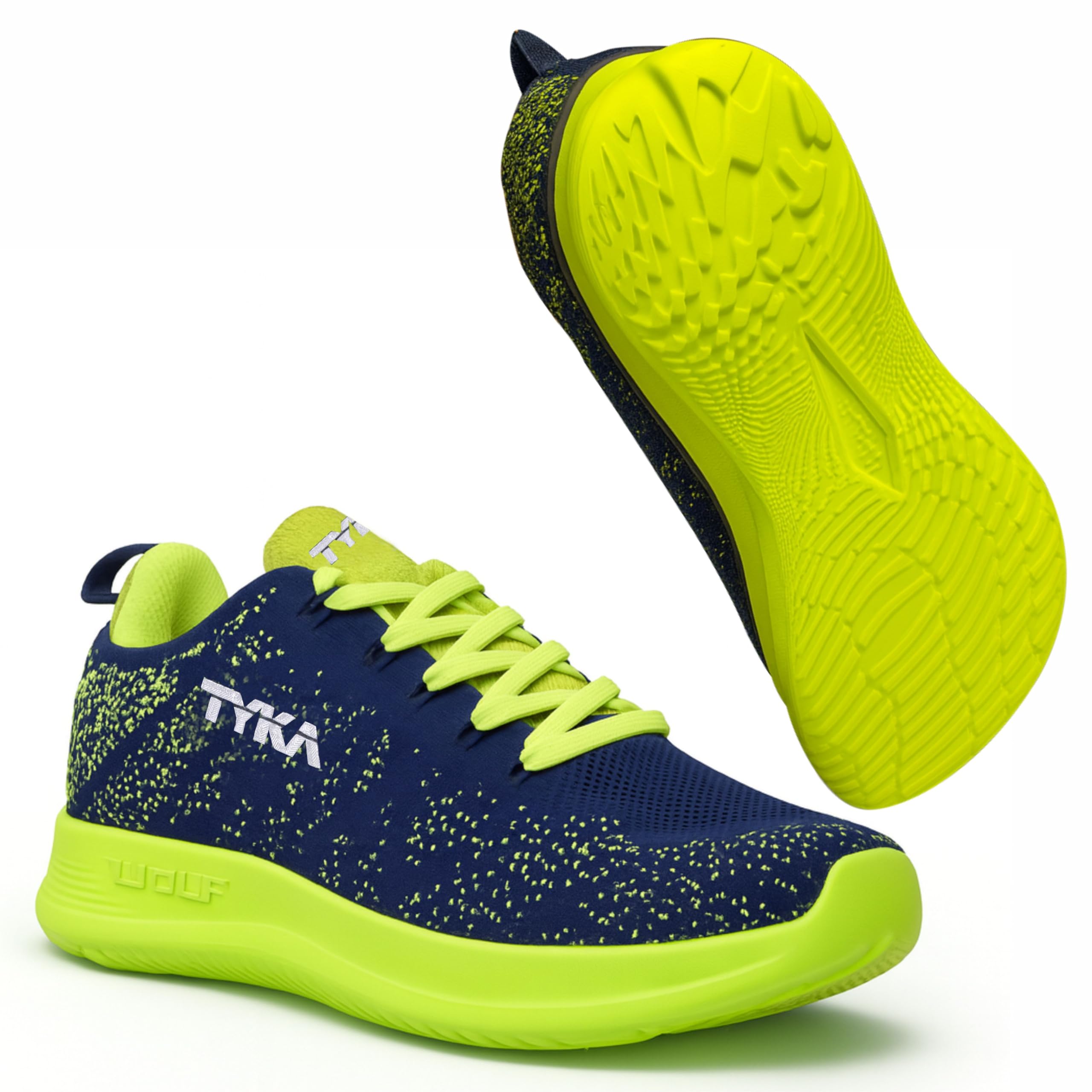 Wolf Shoes Knitted Upper Moulded EVA Socks, Stackon Design Ideal for Walking & Running, Casual Use-image-38