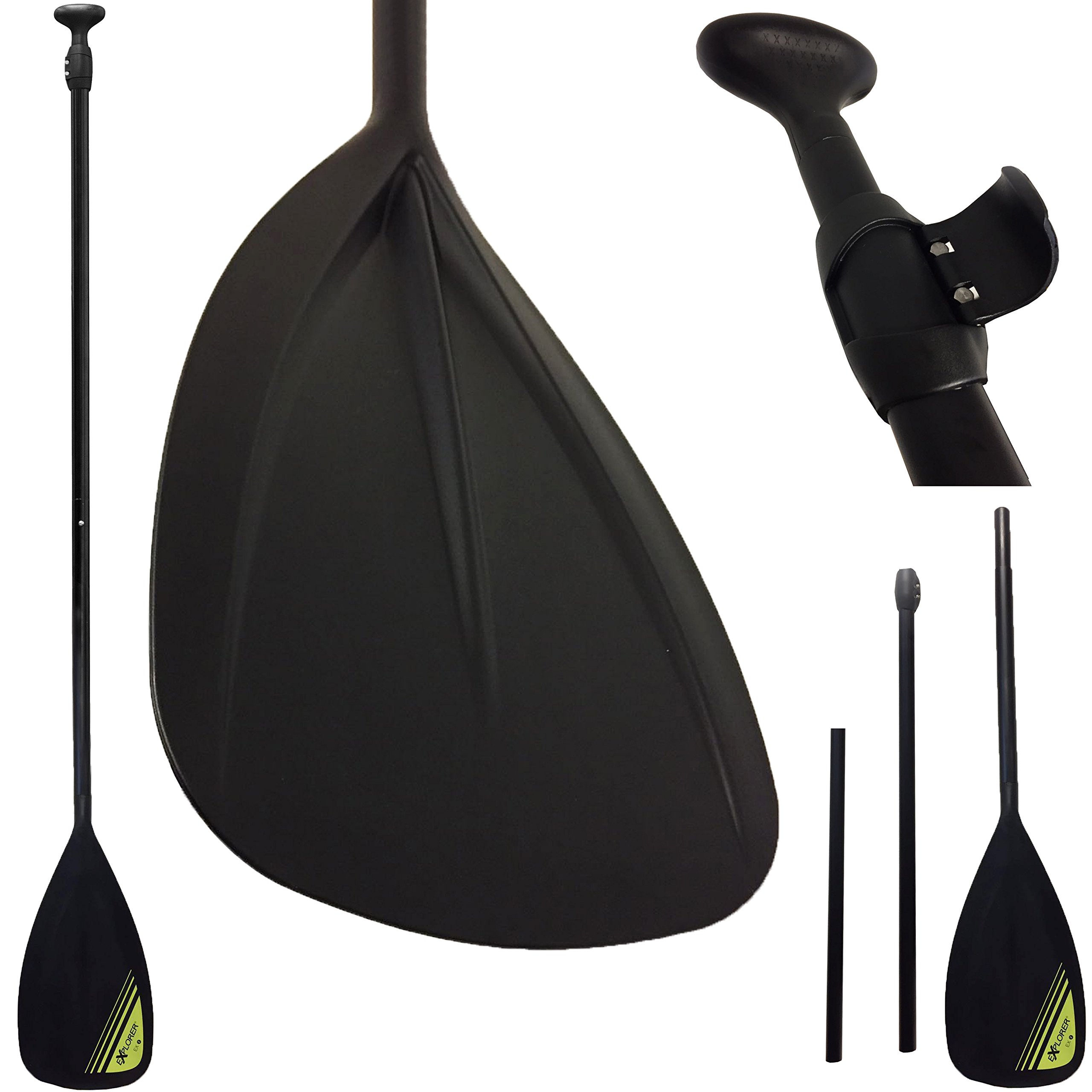 EXPLORER PREMIUM VARIO SUP ALU PADDEL 175-215 CM STAND UP PADDLE BOARD AQUA