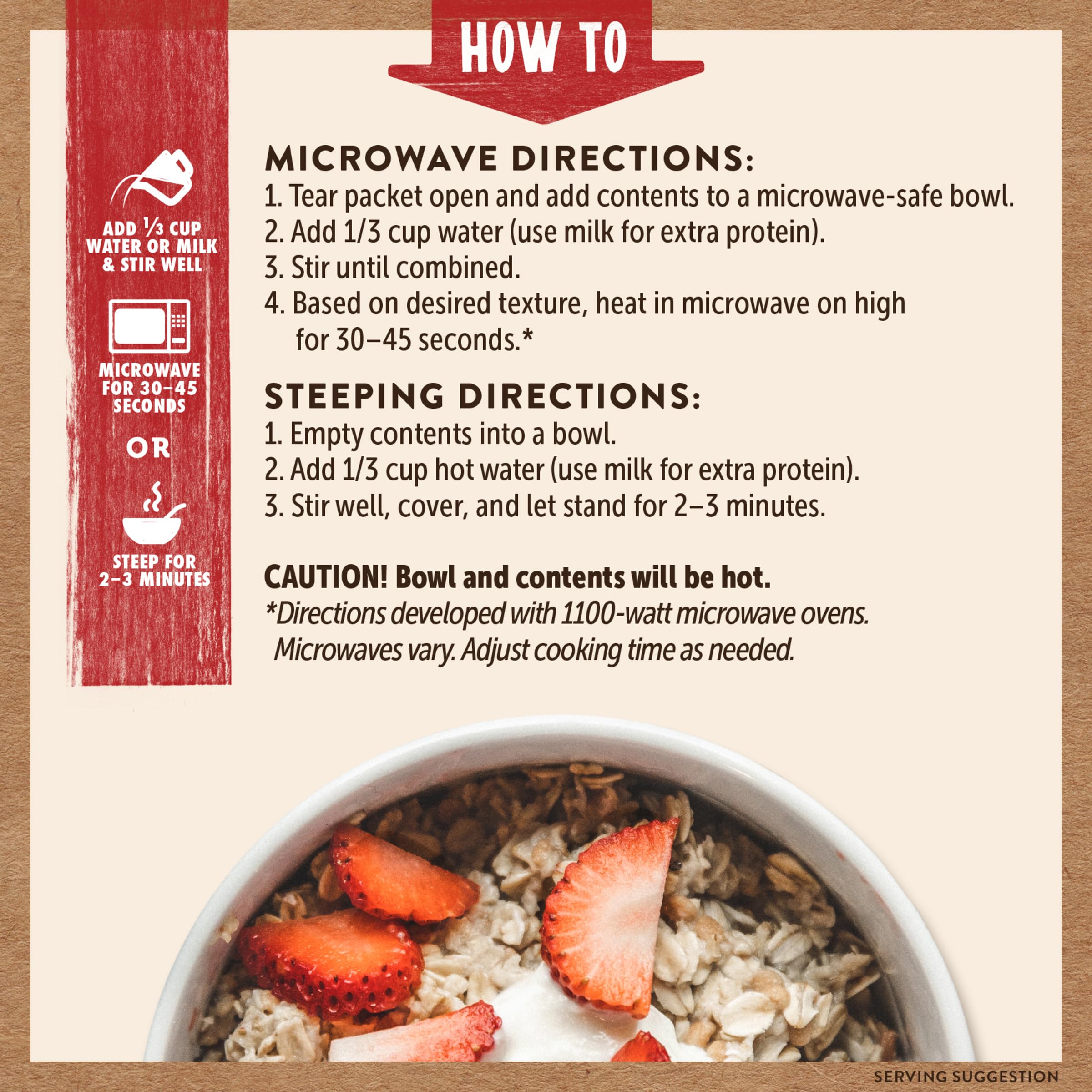 Kodiak Cakes Surtidos de fresas y crema de avena (6 unidades)