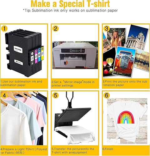 Miniatura 3 de F FINDERS&CO Sawgrass SG400 SG800 - Cartucho de tinta de sublimación de alto rendimiento para impresora Sawgrass Virtuoso SG 400 SG 800 (1 negro, 1