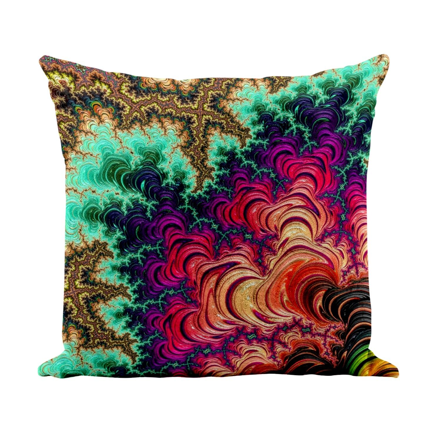 Coussin similicuir blanc finition toucher cuir haut de gamme 40x40