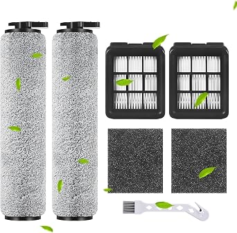 3649A Replacement Brush Roller Filters Kit for Bissell Crosswave HF3 Vacuum