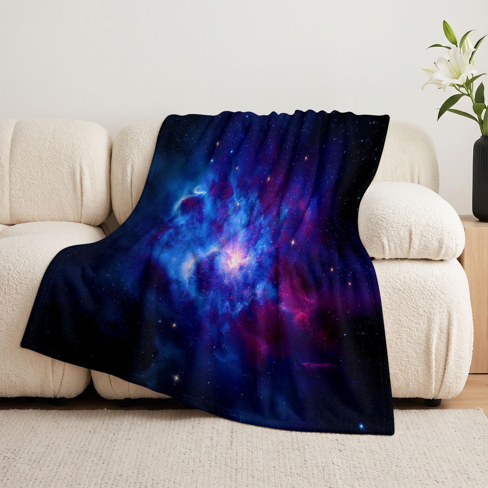 Koc narzuta Space 180 x 200 cm sofa łóżko kanapa koce