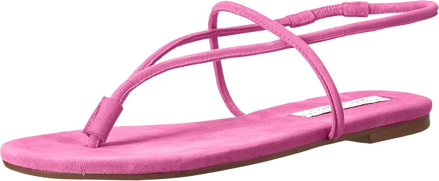Chinese Laundry Kristin Cavallari Women's Knock Out Flat Sandal, Fuchsia Suede, 9.5 M US