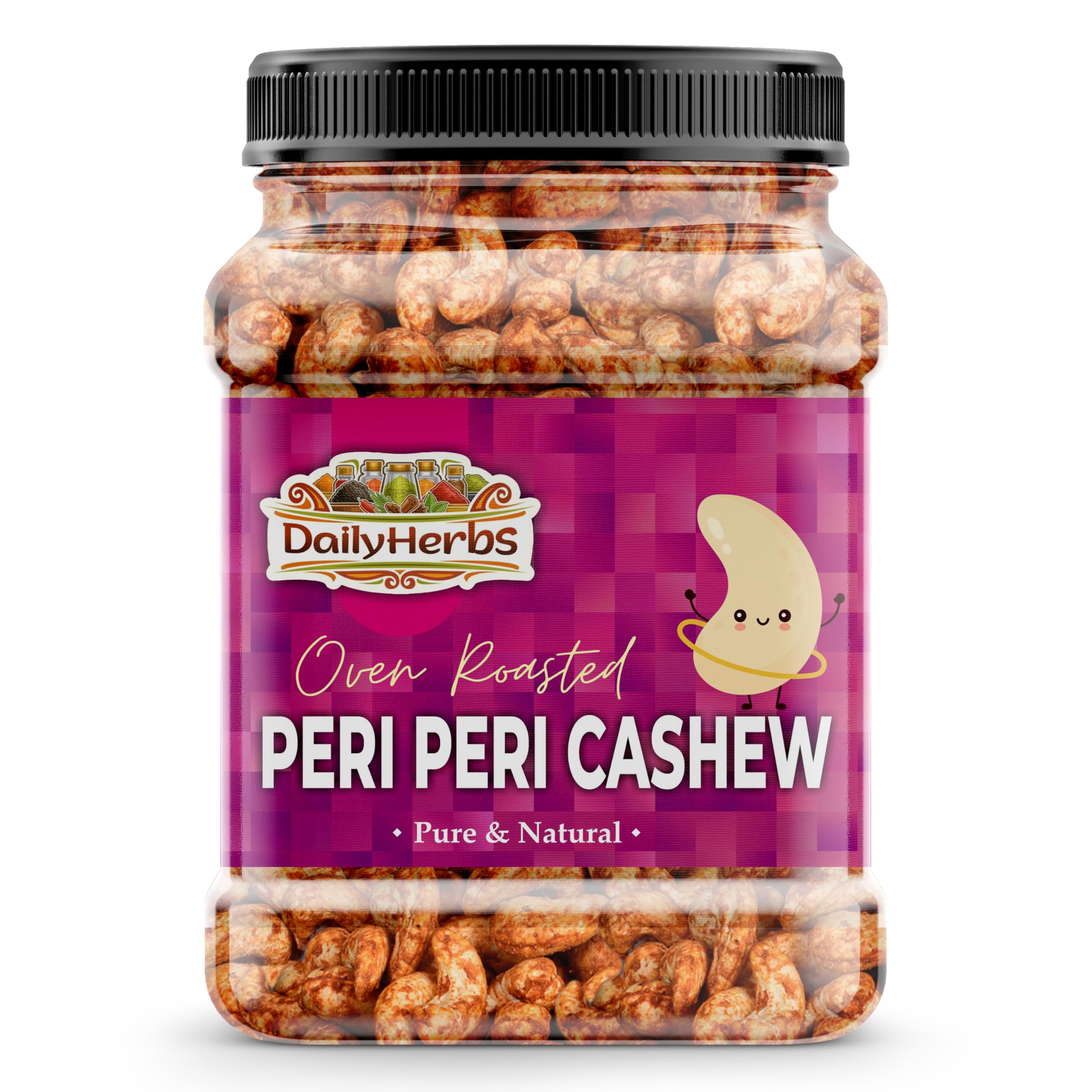 DailyHerbs Roasted Peri Peri Flavoured Cashew-1KG Healthy Snacks | Peri Peri Kaju | Tasty & Crunchy | Healthy Food (B0DD3LPWMZ) Amazon Price History, Amazon Price Tracker