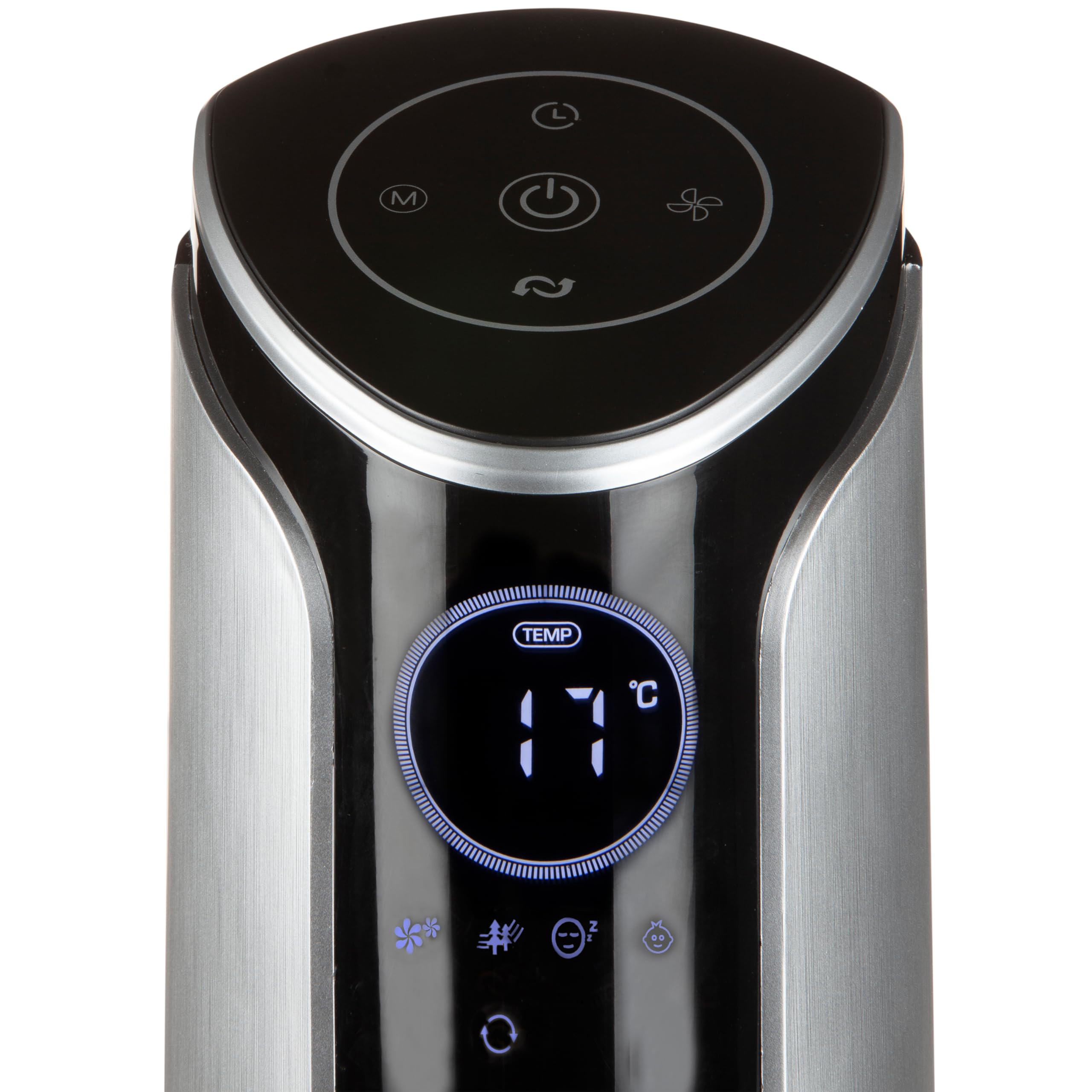 DOMO DO8127 Ventilador de columna con temporizador, 3 modos + 3 velocidades, 107 cm de altura