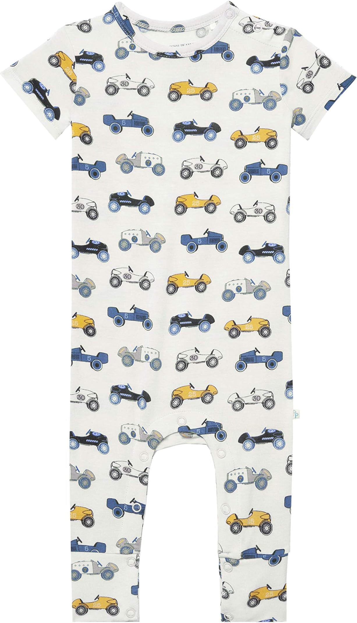 Posh PeanutBaby Rompers Pajamas - Newborn Sleepers Boy Clothes - Kids One Piece PJ - Soft Viscose from Bamboo