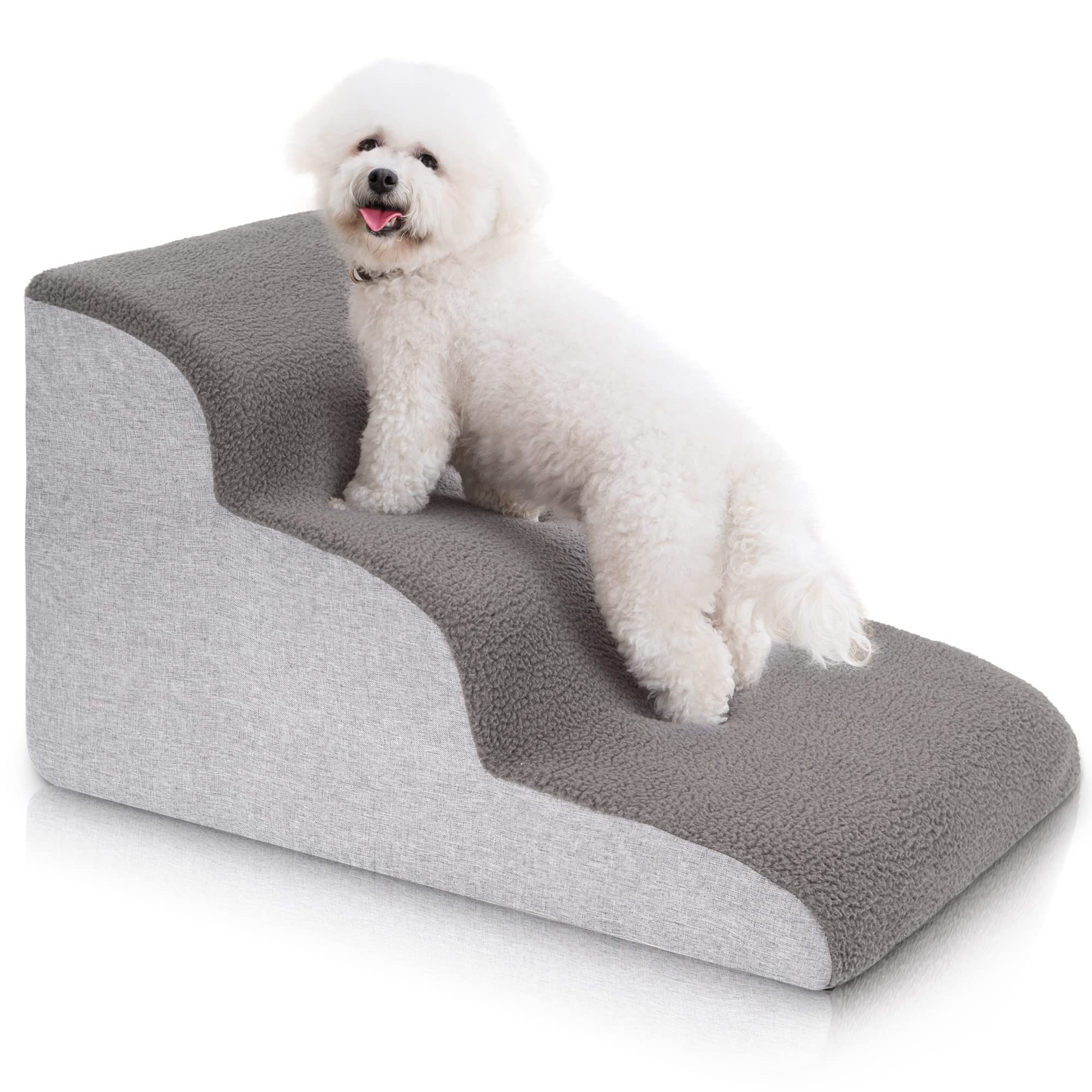 Uross Dog Stairs for Small Dogs Dog Steps Stairs Ramps for High Bed