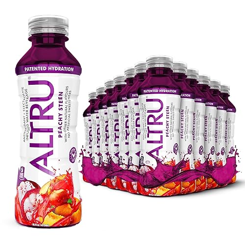 ALTRU Agua con sabor a fruta exótica con mezcla patentada antioxidante y electrolito con glutatión paquete de 12 botellas de 16 onzas Keto cero
