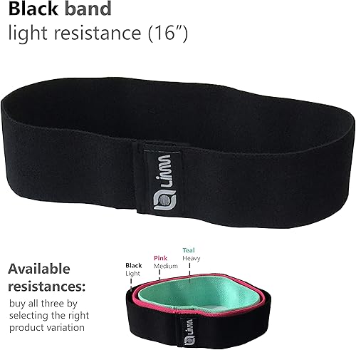 Miniatura 9 de Limm Resistance Loop Exercise Bands - Set of 3 Bands for Working Out with Instruction Guide & Carry Bag - Mini Resistance Bands for Home Workouts,