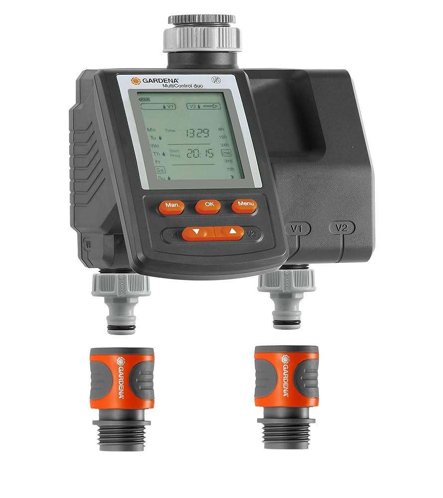 GARDENA MultiControl Duo 自動水やり器　1874 Amazon.com: Gardena 01874-20 Multi-Control Duo Water