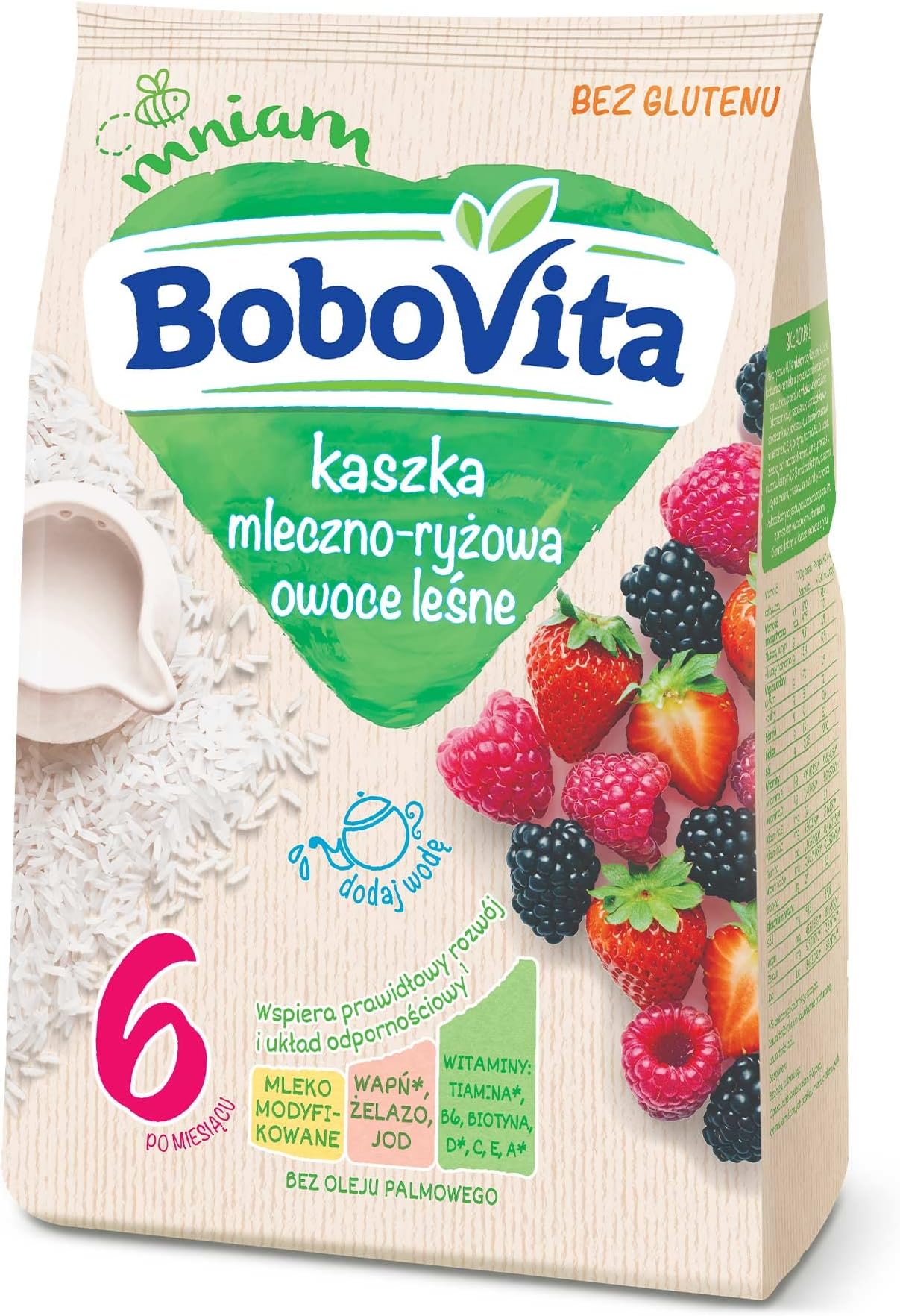 Bobovita Milk & Cereal with Forest Fruits 230g