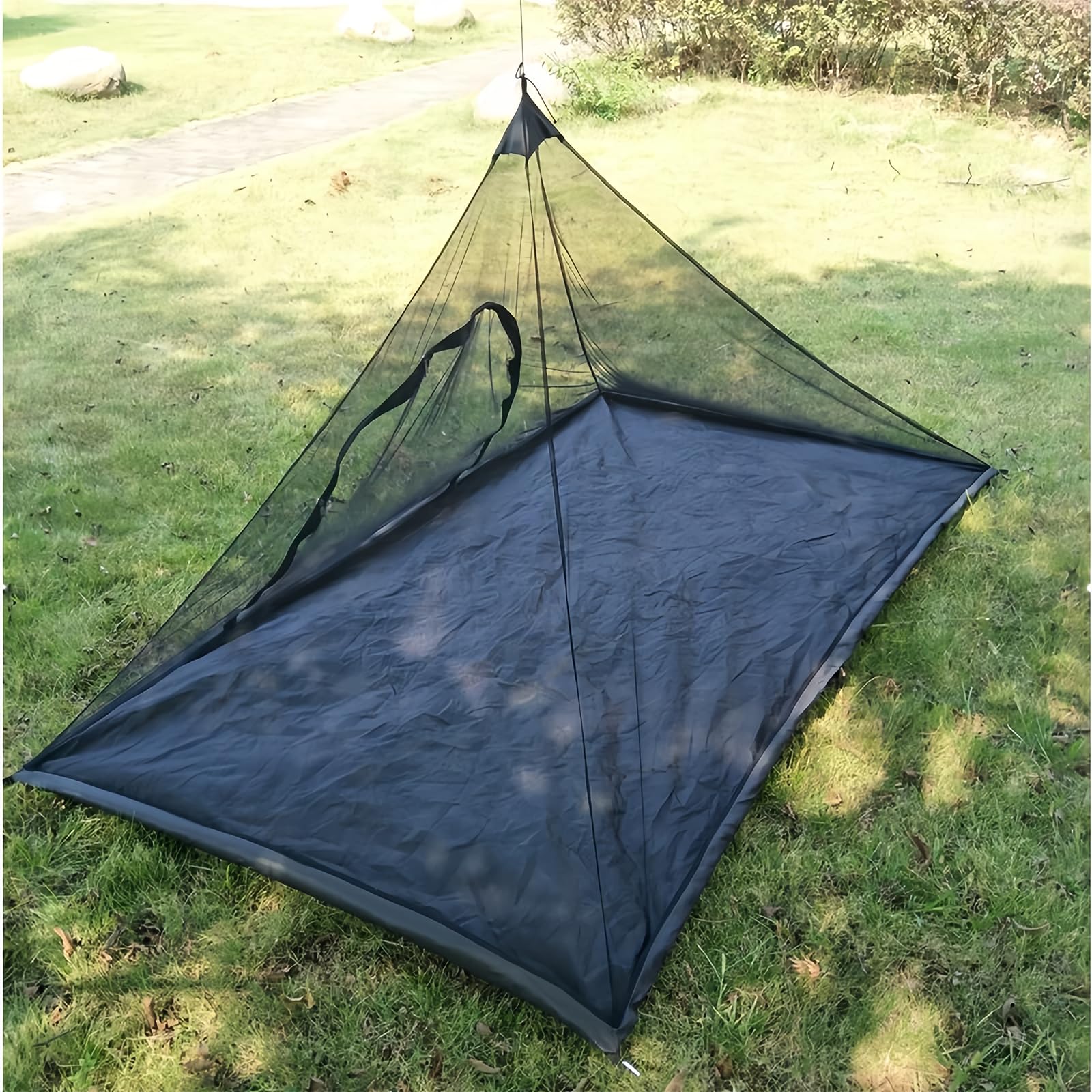 Mosquitera Plegable de Camping, Ultra Ligera y Portátil - Instalación Fácil para Cama y Viaje