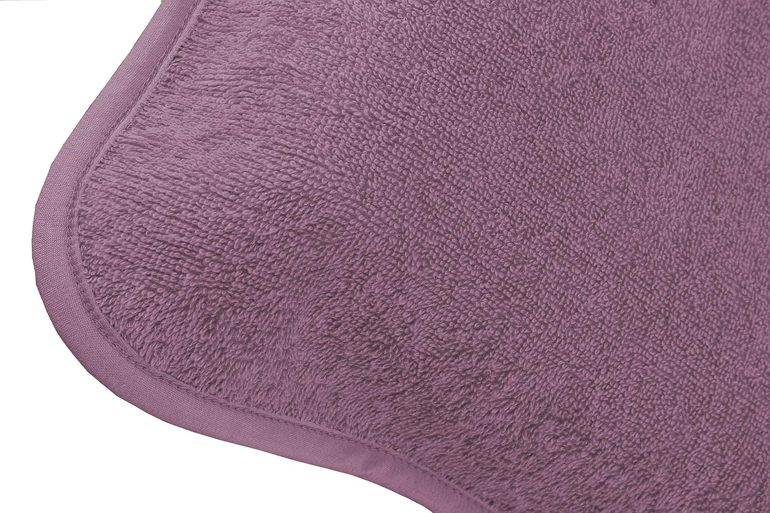 Brandsseller Housse en Éponge pour Chaise de Jardin 65x130 cm – Coussin de Siège d'Extérieur en Coton 100% – Serviette XL Confortable, Antidérapante, Lavable, Certifiée Oeko-Tex – Mûre