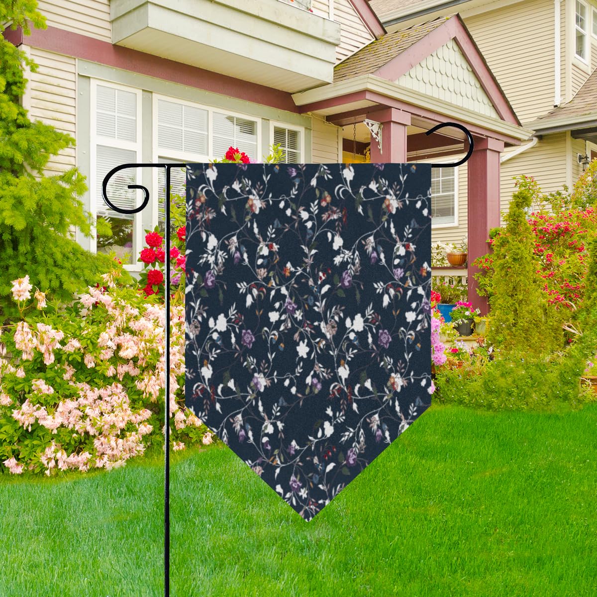 Drapeau De Jardin D'Halloween Pour Extérieur 30,5 X 45,7 Cm Double Face, Drapeau