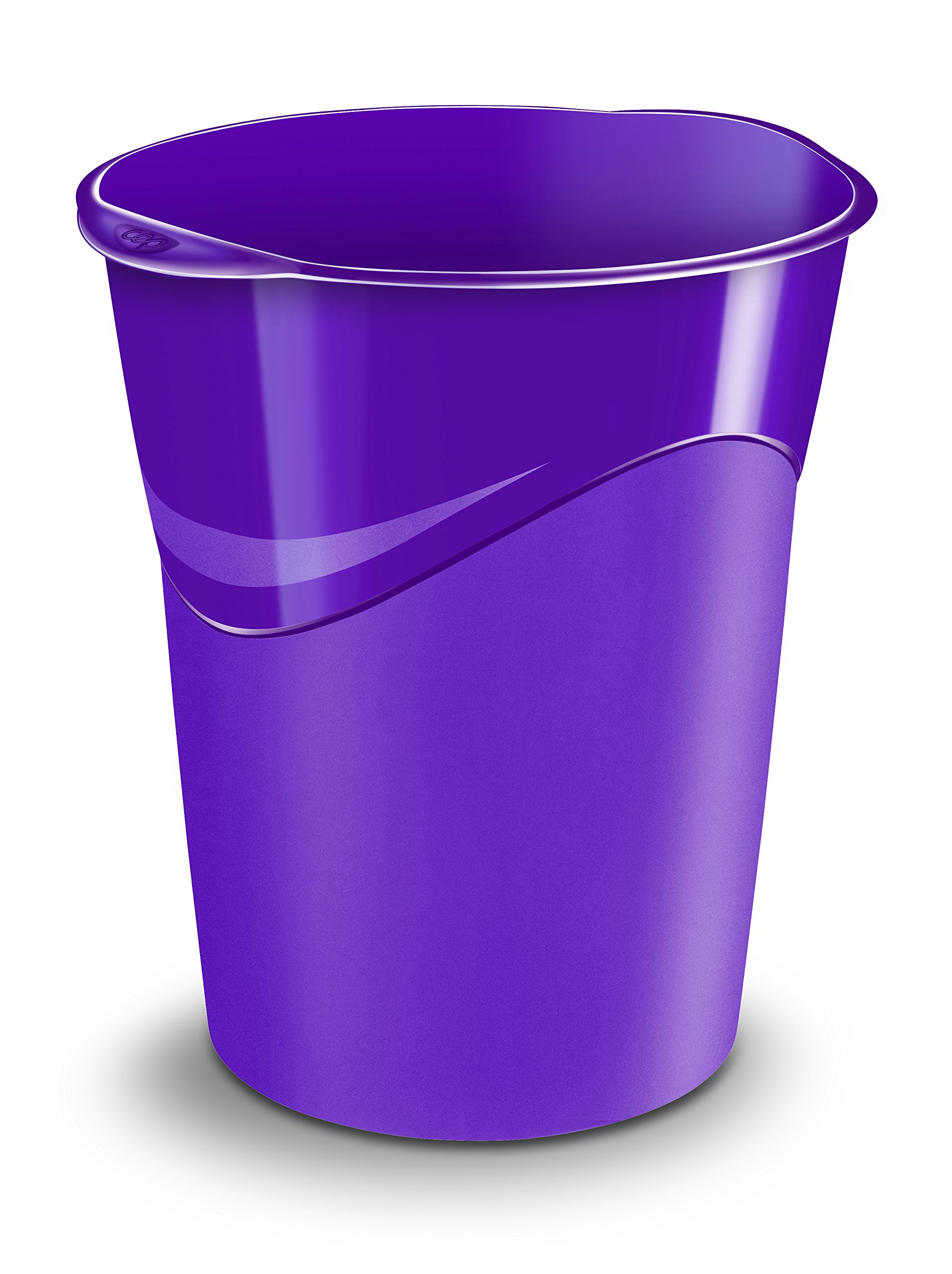CEP Pro Gloss Waste Bin Purple 280GPURPLE
