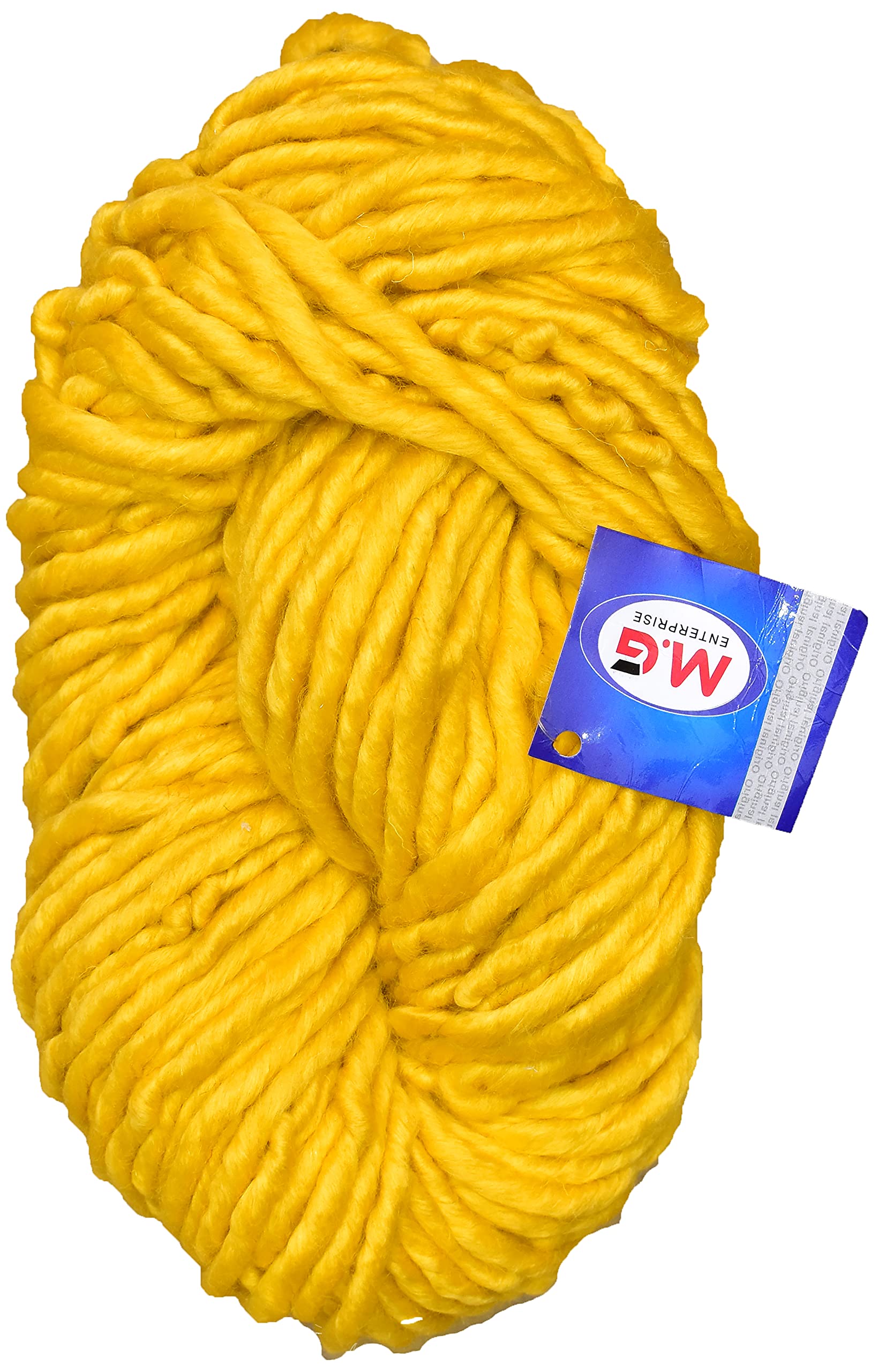 M.G ENTERPRISE Knitting Yarn Thick Chunky Wool, Jumbo Golden450 gm Best Used with Knitting Needles, Crochet Needles Wool Yarn for Knitting. by M.G ENTERPRISE O U (B09FZPCP39) Amazon Price History, Amazon Price Tracker