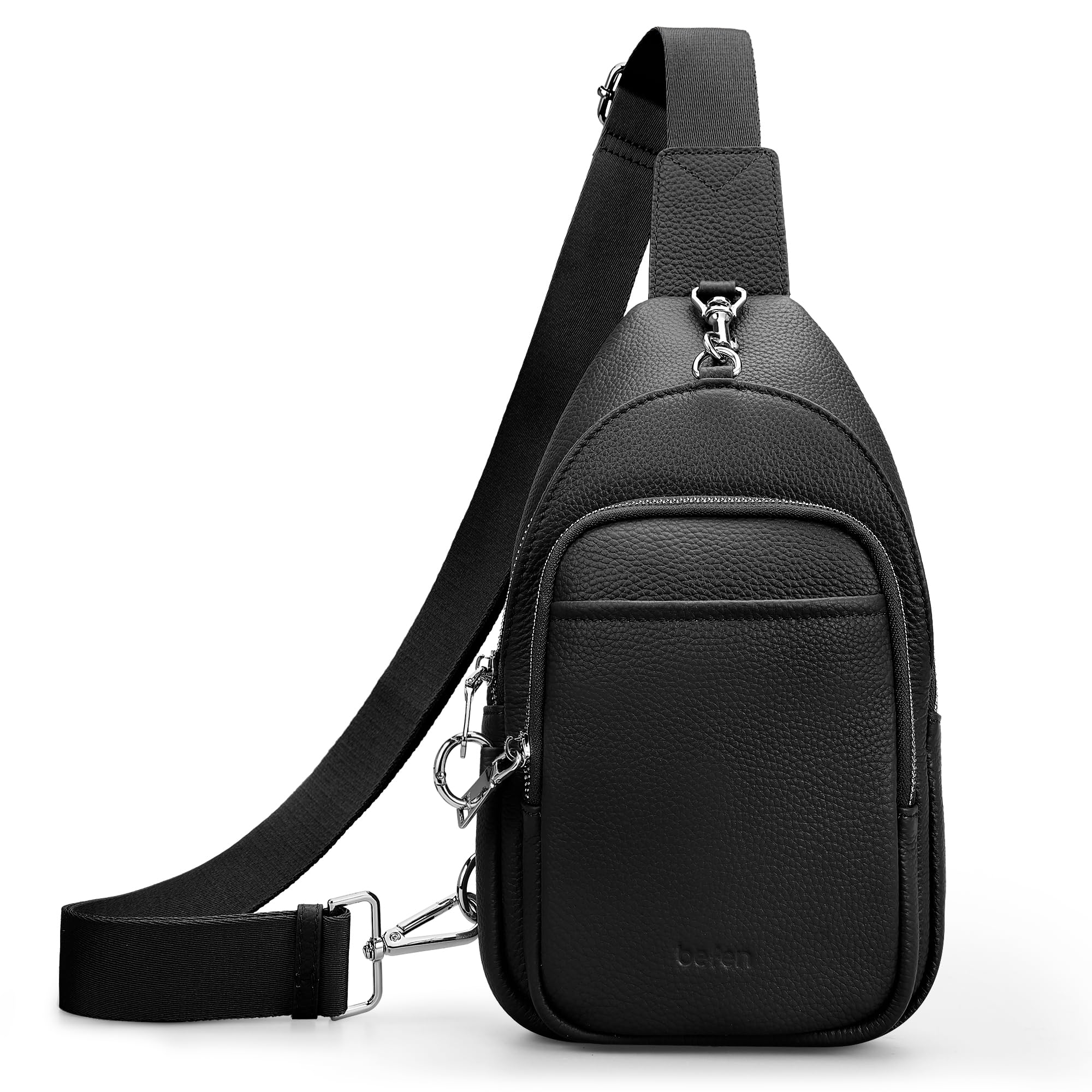 befen Borse a tracolla in vera pelle per le donne borsa a tracolla antifurto da donna piccola borsa per telefono con blocco RFID
