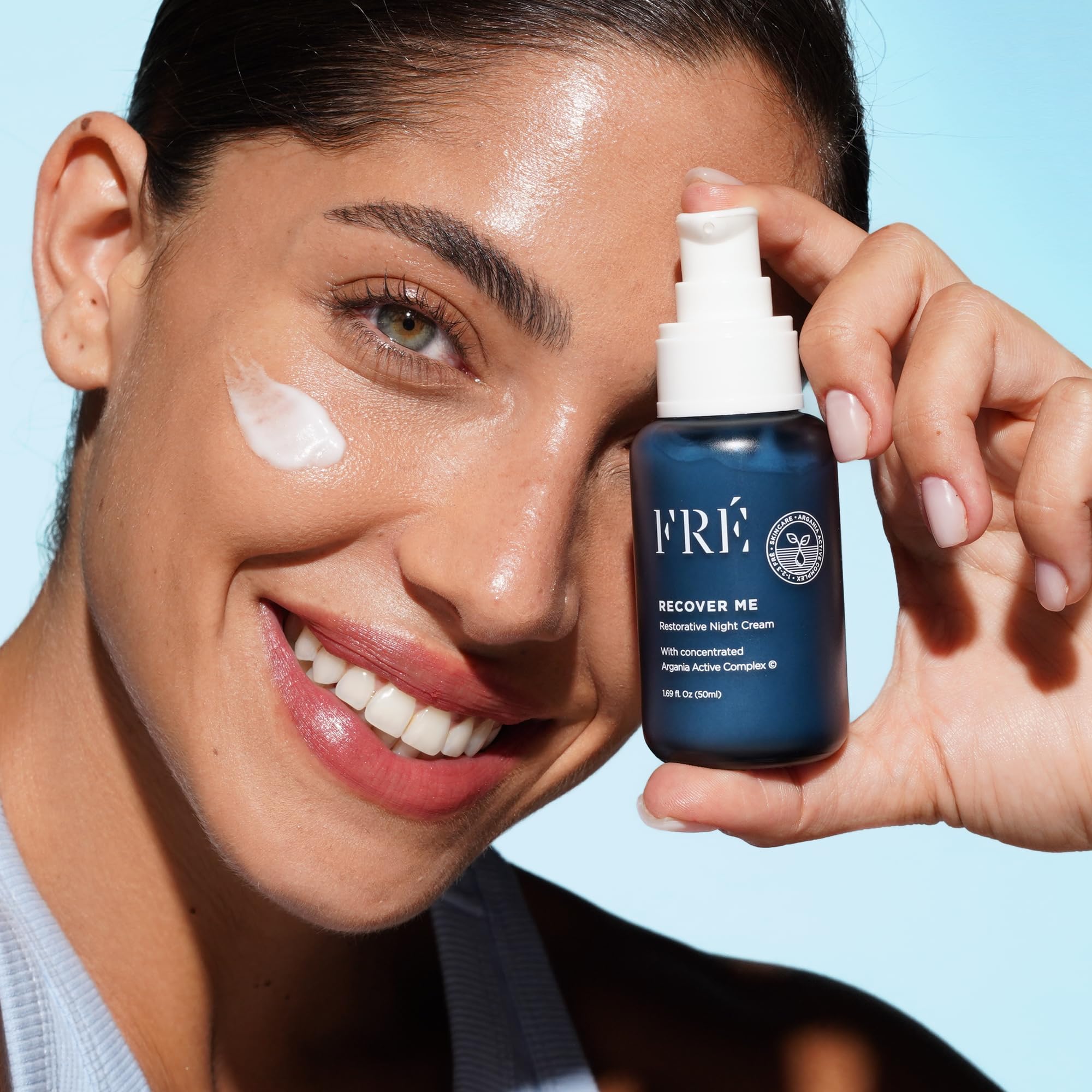 FRÉ Reparative Night Cream – Lightweight Anti-Aging Formula Restores Skin Barrier & Firms, With Argania Active Complex™
