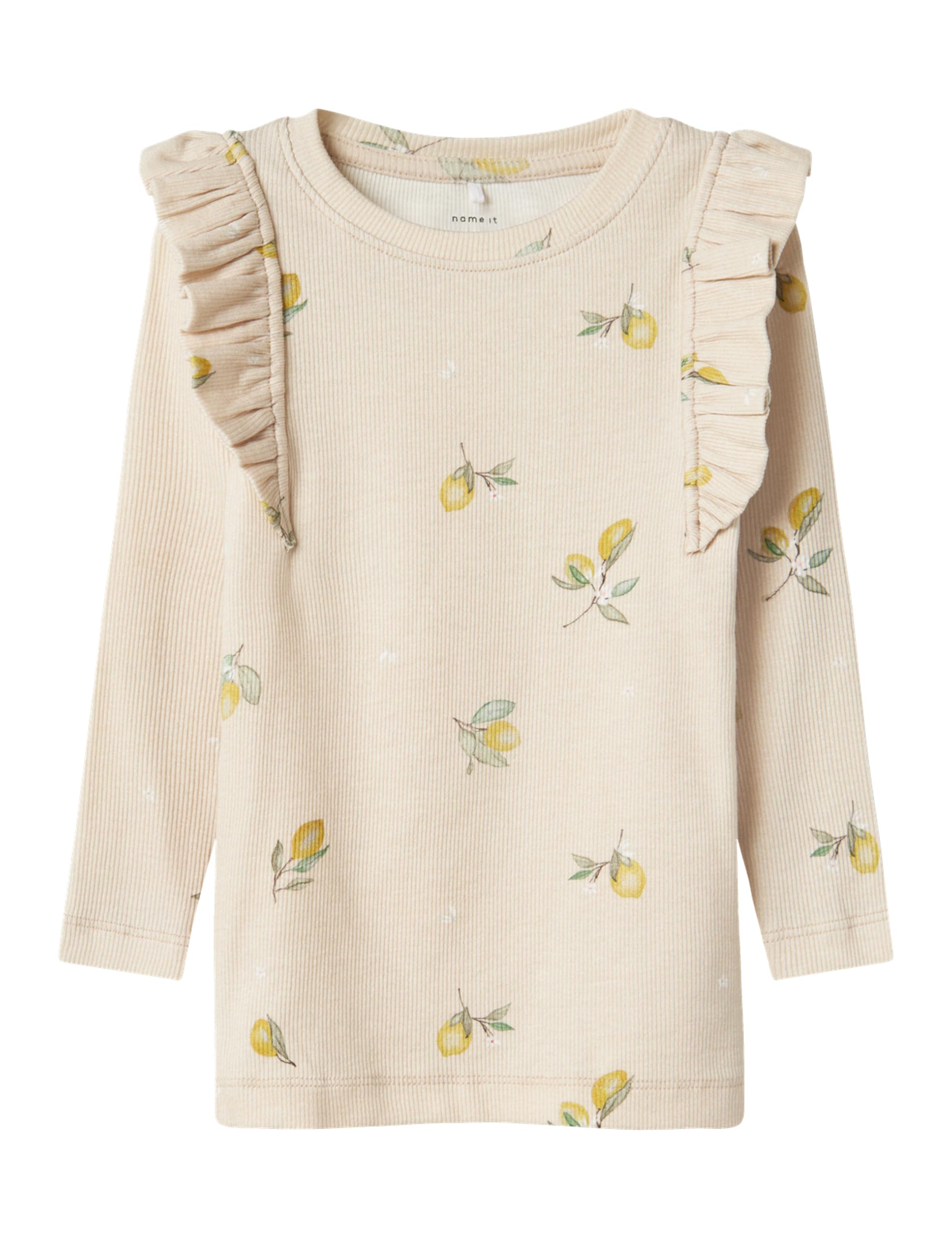 NAME IT Dziewczęca Nmffryda XSL Ls Top, peyote, 98