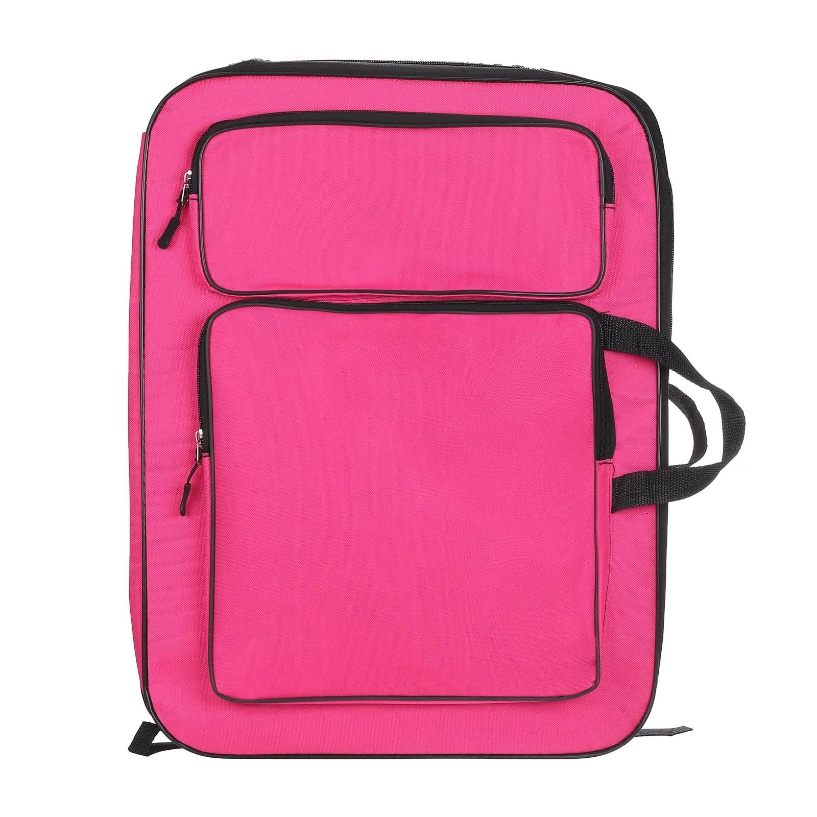 Bolsa Para Portafolios De Arte Mochila de dibujo for artista, bolso de dibujo, carpeta organizadora de almacenamiento, bolso de lona portátil, portafolio de arte, funda de transporte, 1 Uds.(Rose Red)
