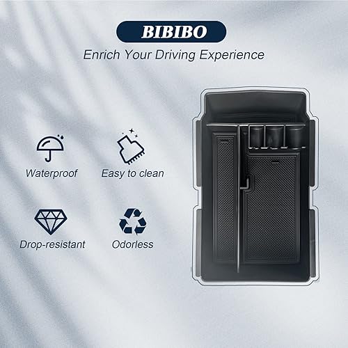 Miniatura 7 de Bandeja organizadora de consola central CRV 2023 2024 CRV 2024 para Honda CR-V LXEXEX-LHybrid SportHybrid Sport Touring 2023 2023 CRV (negro)