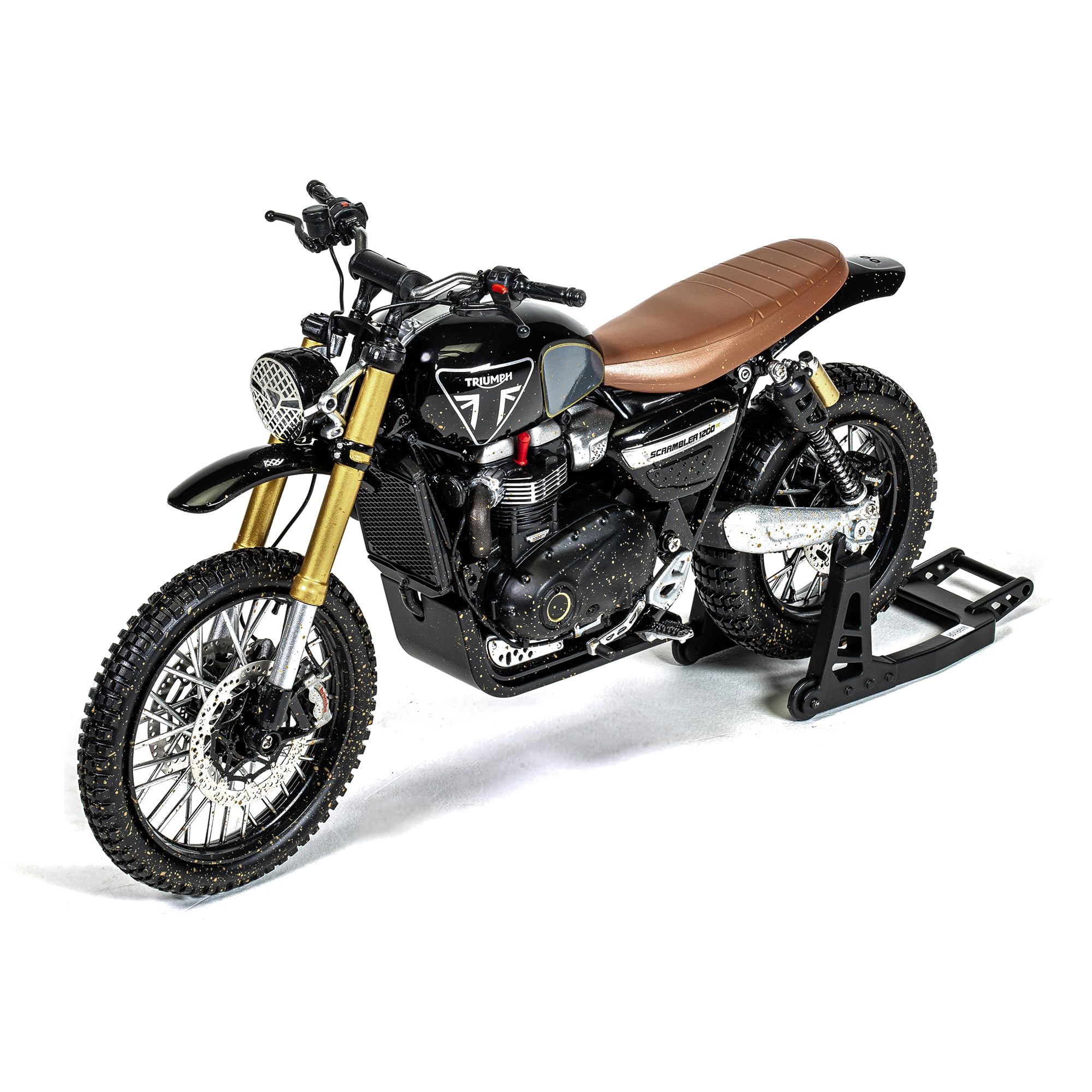 Corgi CC08403 James Bond Triumph Scrambler 1200XE (Norway) 'No Time To Die' Die-Cast Model - 1:12 Scale Model Motorcycle, Diecast Motorbike Models for Ages 14+, Adults & Collectors
