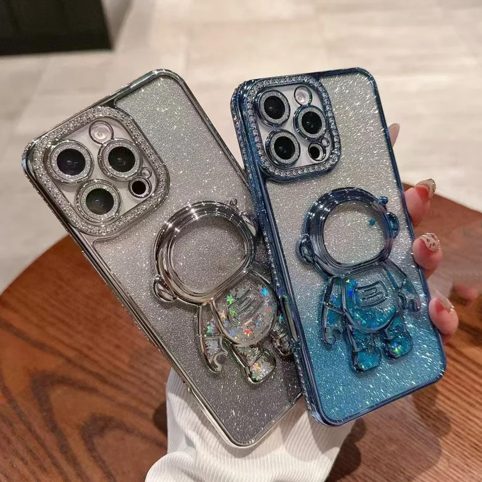 Amazon.co.jp: RNOZX iPhone 12用 クイックサンド スペースマン カバー