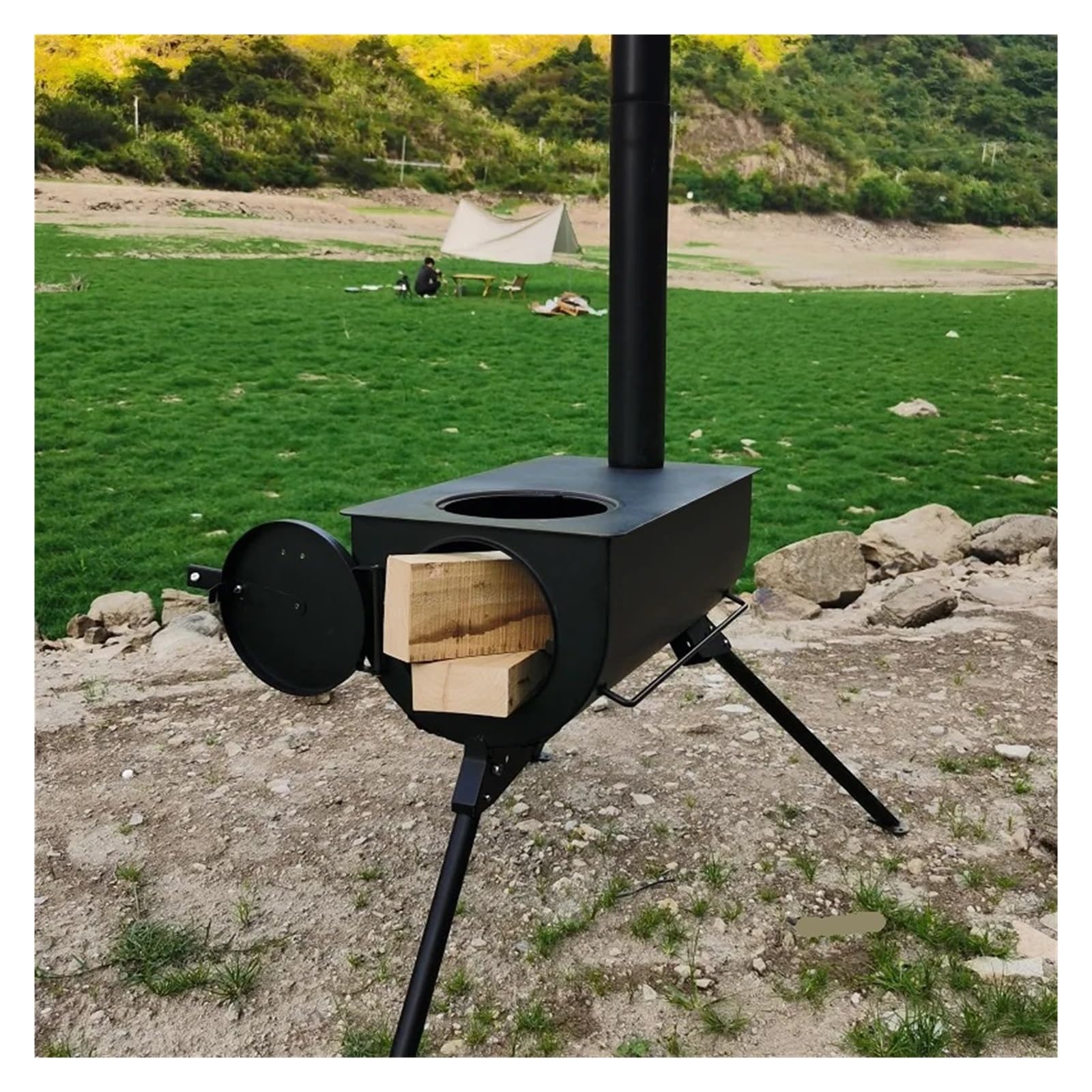 Stufa A Legna Piccoli camini for stufa a legna da esterno, semplice riscaldamento portatile multiuso campeggio for picnic