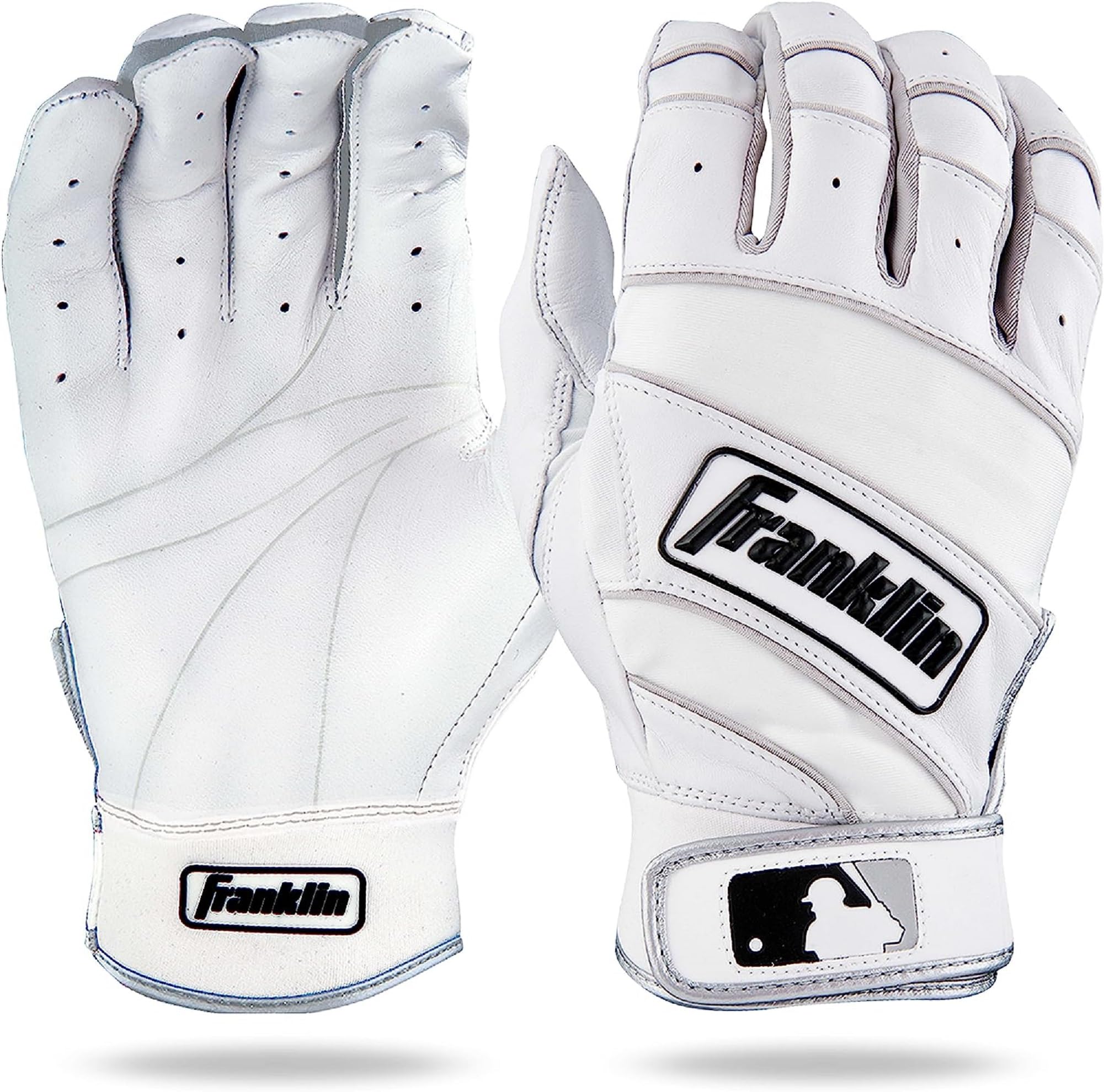 Franklin SportsMLB Baseball Batting Gloves - Natural II Batting Gloves for Baseball + Softball - Adult Batting Glove Pairs