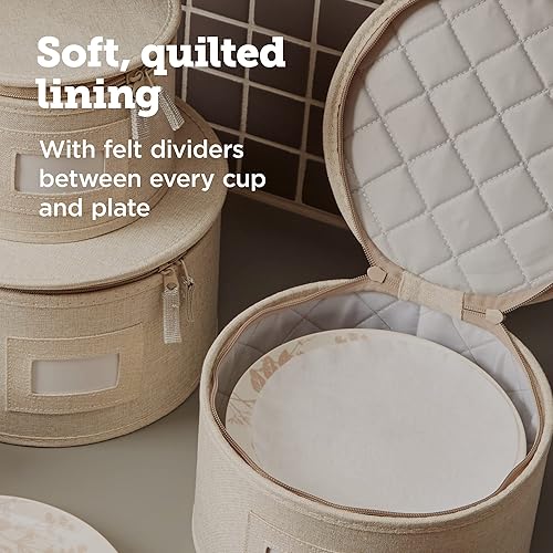 Miniatura 6 de storageLAB Contenedores de almacenamiento de China, Contenedores para organizar, Estuche rígido, Divisores de placa de fieltro, suministros de