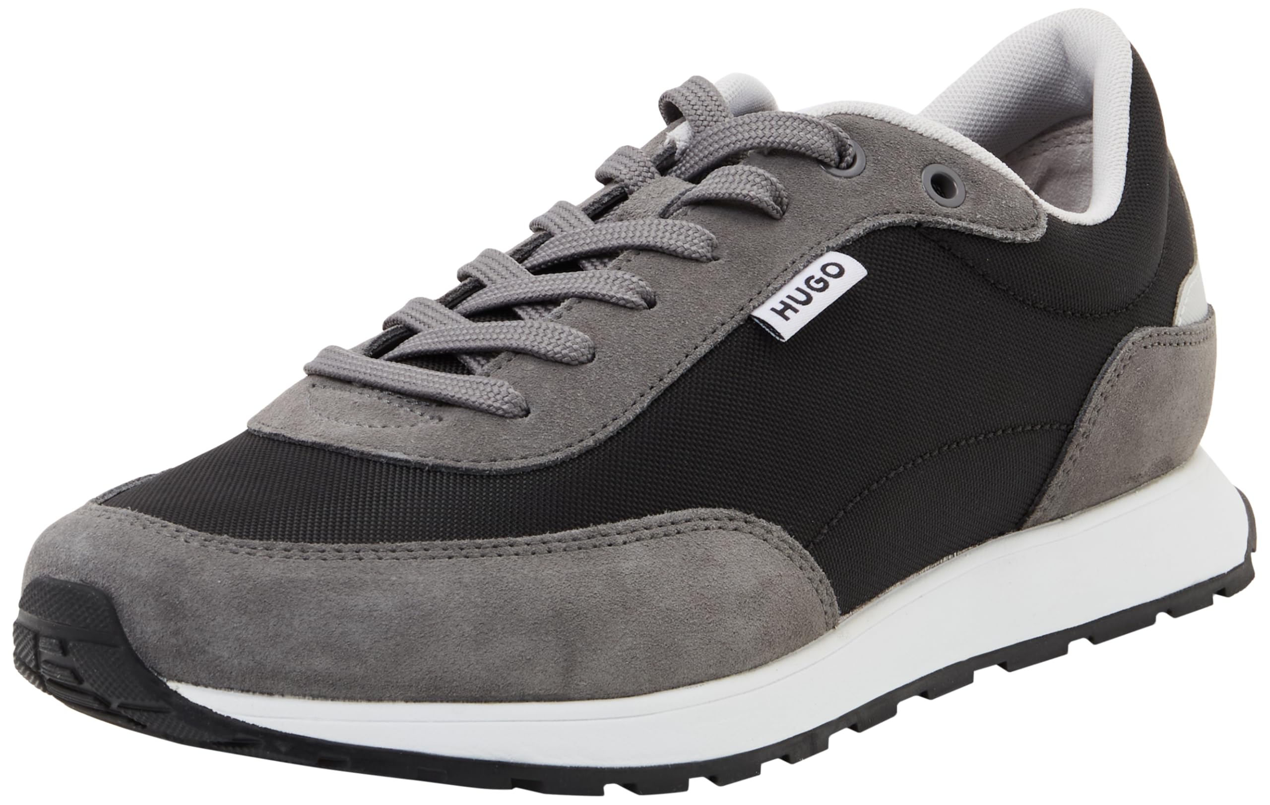 HUGO Men's Icelin_Runn_rnsd Running, Open Grey, 8 UK