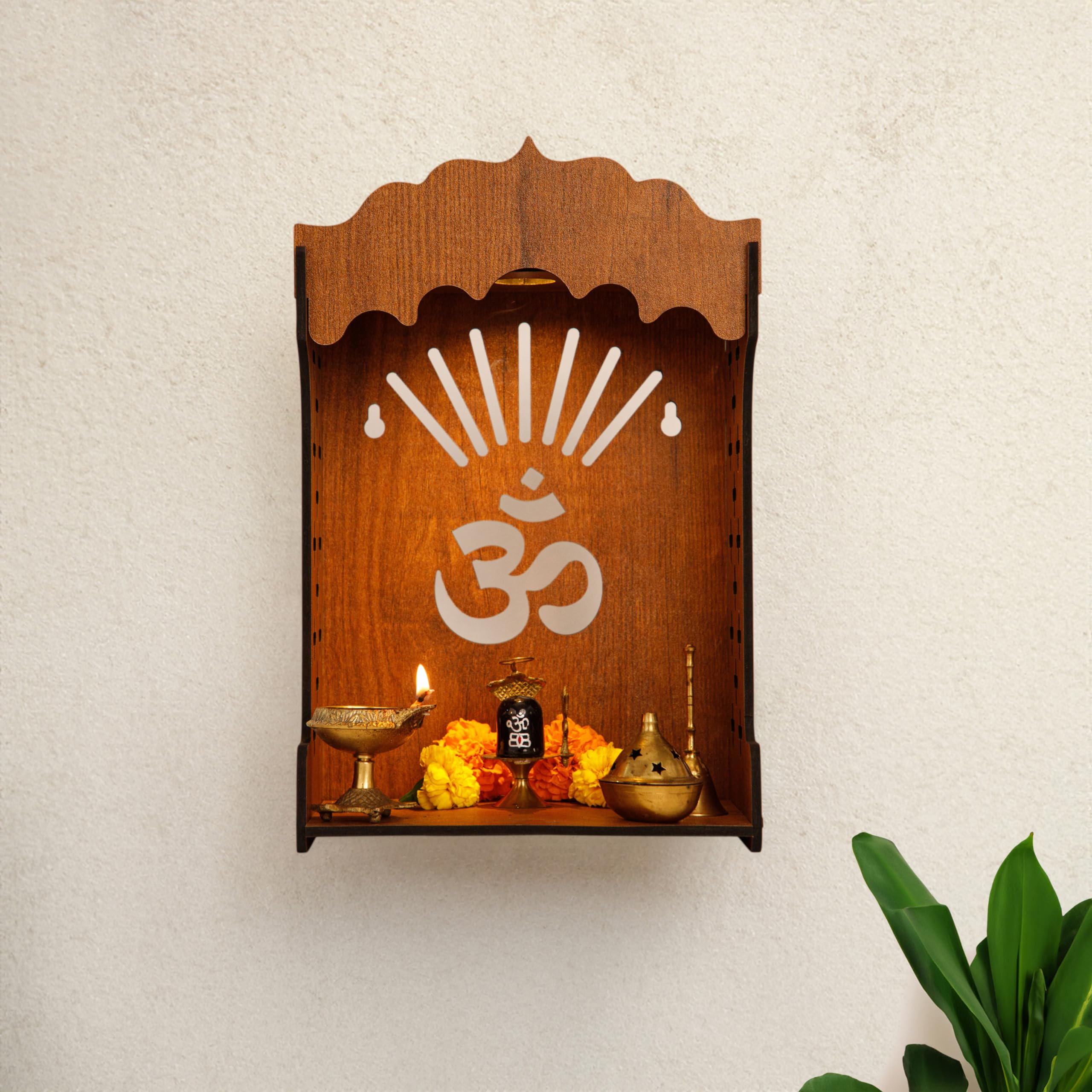 Kuber Industries Pooja Mandir | Pooja Stand for Home | Temple for Home and Office | Wall Mounted Home Temple | Pooja Mandir Stand for Home | Rudra Temple | Grandapine (B0CRRC3LW6) Amazon Price History, Amazon Price Tracker